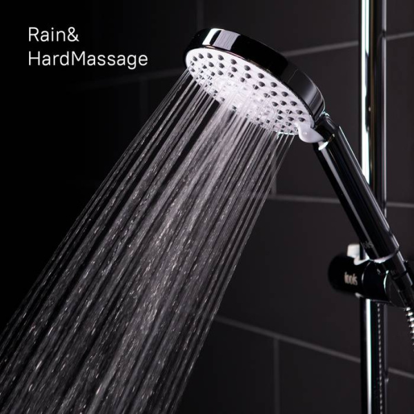 Душевой гарнитур с верхней лейкой, IDDIS Calipso CALSB5Fi76, хром